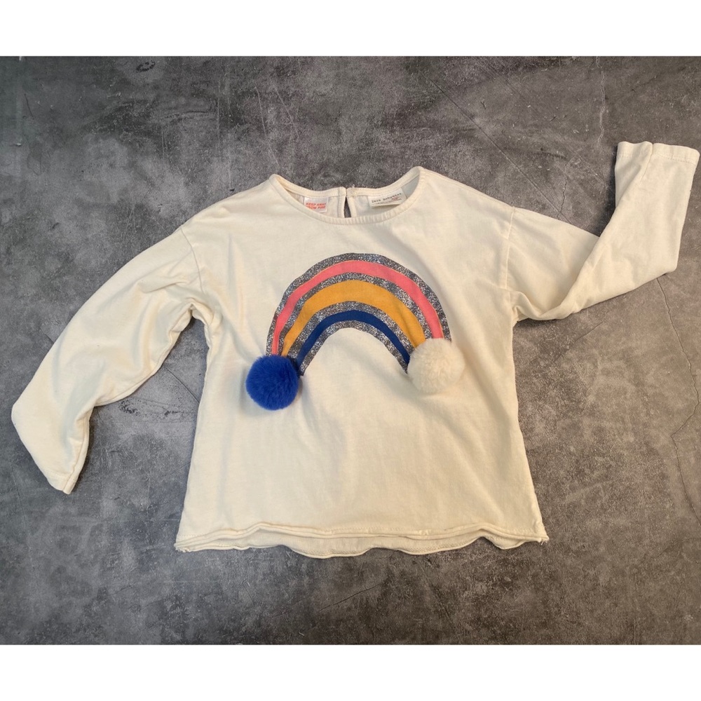 Zara BabyGirl Long sleeves Top shirt Rainbow